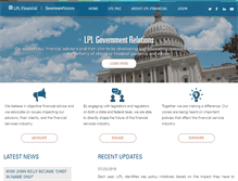 Tablet Screenshot of lplgovernmentrelations.com